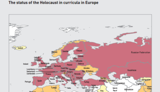 Ukraine and Norway are two European countries where the Holocaust is not explicitly taight in school history textbooks
